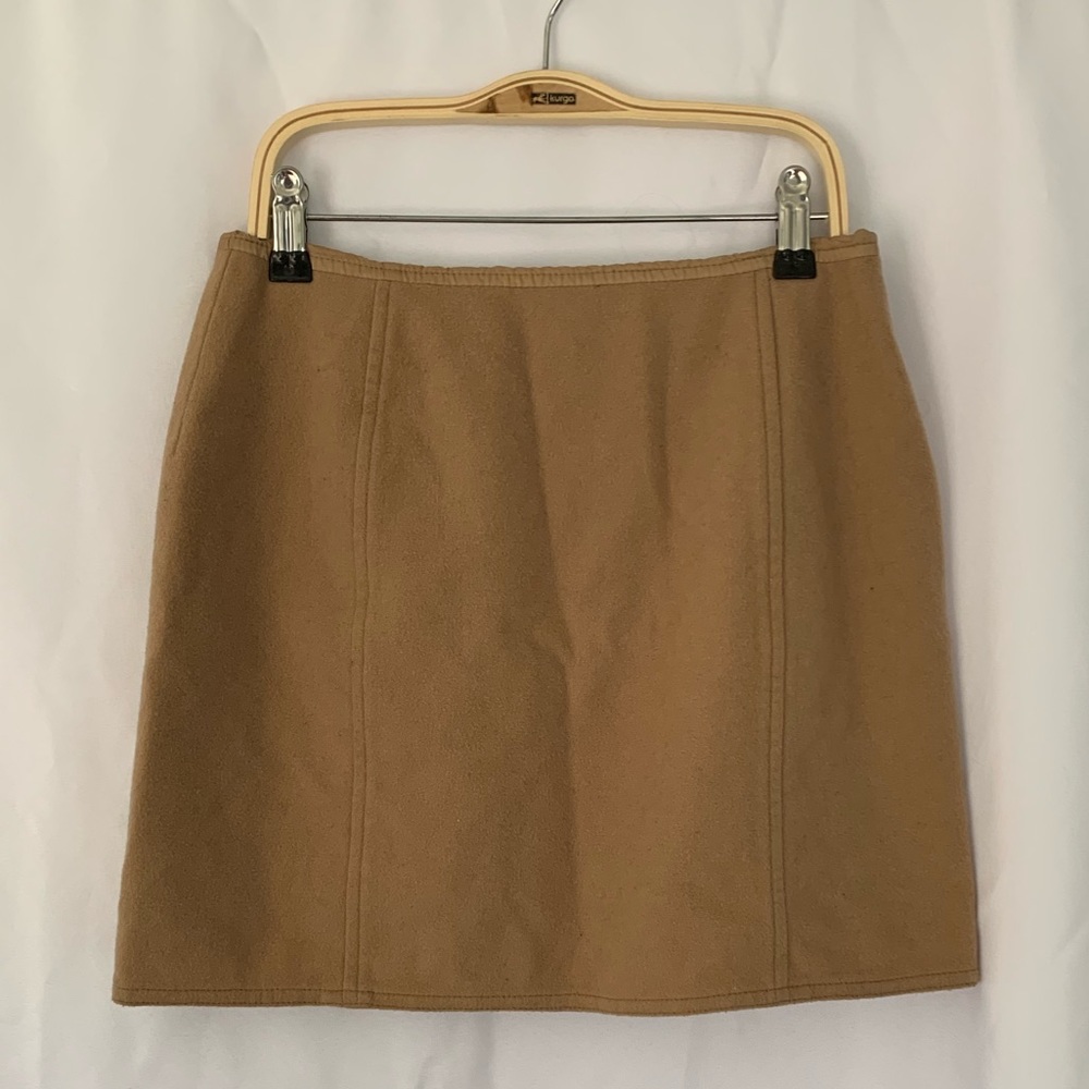 Tan J Crew Skirt